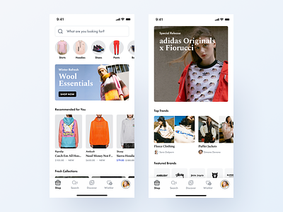 mobile offer clothing ecommerce fashion figma ios mcommerce mobile app offer shop store streetwear ui ux visual design
