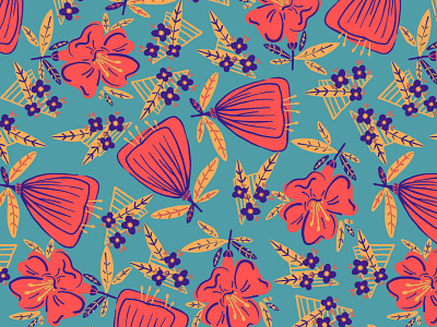 Colorful flowers 01 colorful design flowers illustration pattern pattern art pattern design patterns surface pattern surface pattern design tb textile textile pattern