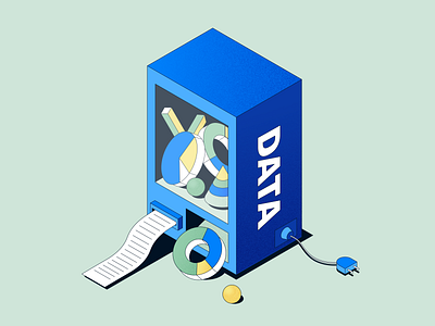 Data analyst art data analyst design digital illustration isometric skillbox vector