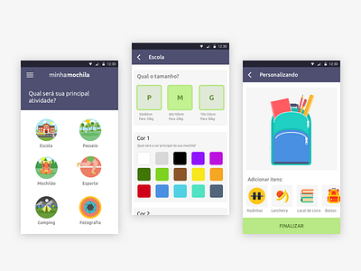 App MinhaMochila