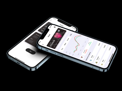 Finance app concept app bank card concept credit debit design finance graphic design mobile ui