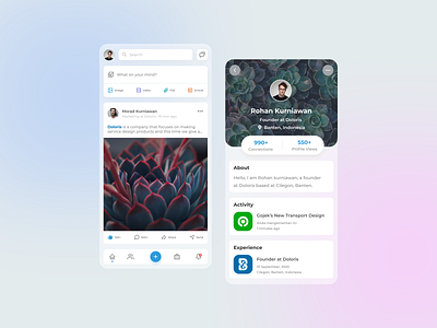 Download Linkedin Mobile App Designs Themes Templates And Downloadable Graphic Elements On Dribbble