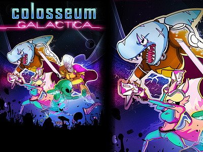 Colosseum galactica - Rezzed Poster