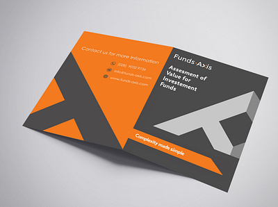 Brochure Design | Fund Axis brand branding branding design brochure dc design