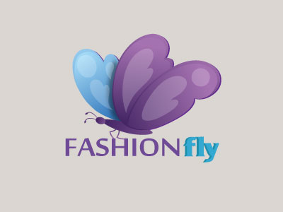 fashion fly logo brand logo