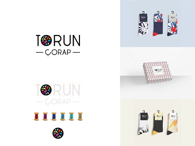 Torun Çorap Logo // Etiket Tasarımı amblem brand branding design icon identity illustrator logo
