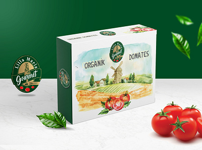 Lilla Maria Gourmet Logo // Package Design brand branding design illustration izmir logo package packaging