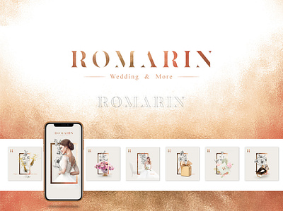 Romarin Logotype // Social Media brand design identity logo socialmedia