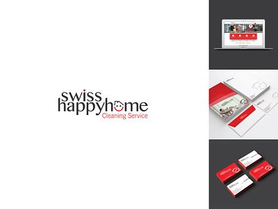 Swiss Happyhome brand branding design identity logo