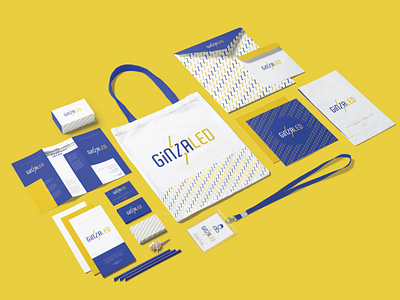 Ginzaled Logo & Branding Identity Design brand branding design identity illustrator logo vector