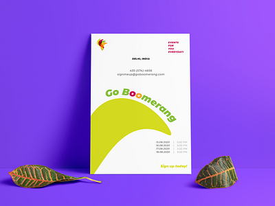 GoBoomerang Branding adobe adobe illustrator branding branding and identity illustration logodesign minimal