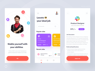 Job Finder App Design 💼