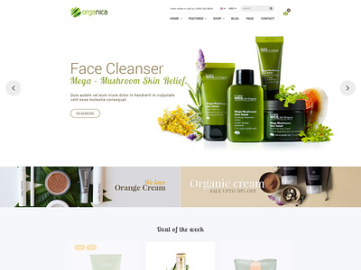 Organica - Cosmetic, Food, Organic, Beauty Shopify Theme