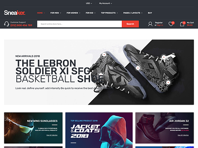 Sneaker - Shoes Store Shopify Theme