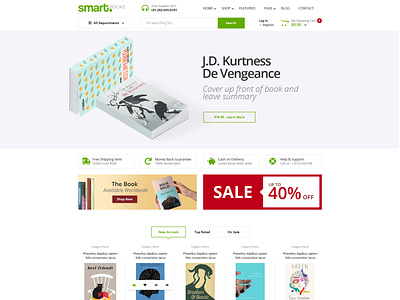 SmartBook - eBooks , Bookstore Shopify Theme