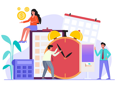 time and schedule management character flat flat design flat design flat illustration flatdesign flatillustration illustration illustrations illustrator people people illustration vector vector art vector illustration vectorart vectors