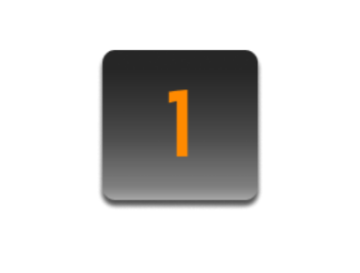 Orange One App Store Icon branding dailyui005 dailyuichallenge design