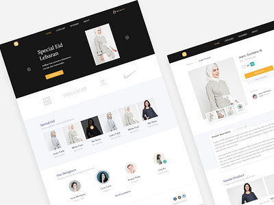 Fashion Store Special Eid bwa fashion fashion design fashion web landing page landing page design store ui ui design