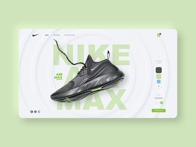 Web Nike Store UI