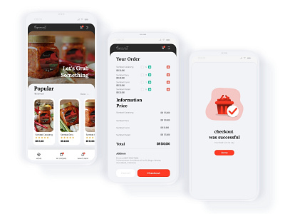 Apps Store Kapincut apps appstore design food order red simple design ui ui design uidesign uiux uiuxdesign user interface design
