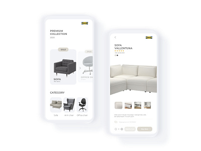 Redesign Apps Store Ikea appstore freelance freelancer softui ui ui design uidesign uiux user experience user interface userinterface userinterface design userinterfacedesign white workfromhome