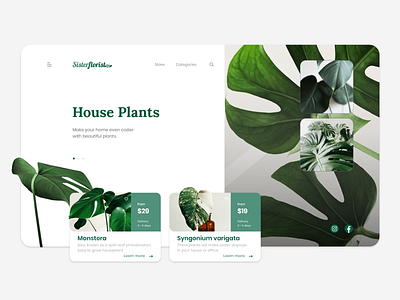 Sisterflorist Landing Page