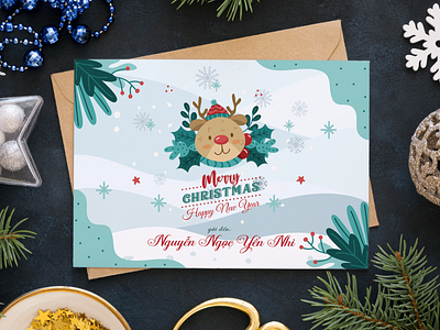Christmas Card 2020 christmas card design mockup