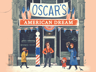 Oscar's American Dream Book american dream american history american story childrens book immigrant picture book random house schwartz and wade