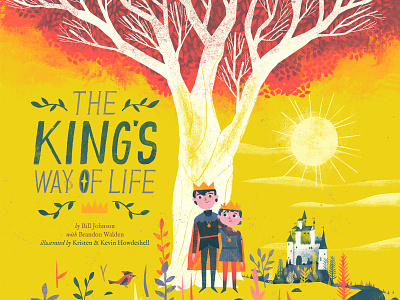 The King's Way of Life - children's book castle childrens book compass crown kingdom picture book prince
