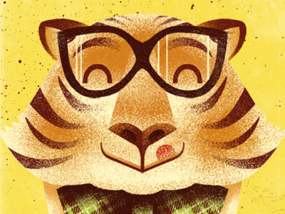 Tiger II geek howdymates illustration tiger