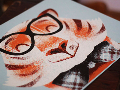 Tiger, Printed! By Kevin & Kristen Howdeshell On Dribbble