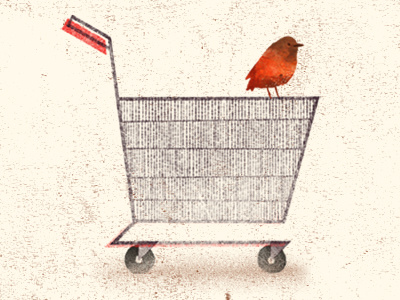 Shopping Cart howdy mates shopping cart bird