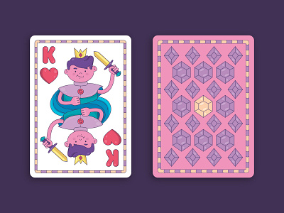 Sweet King Card candy card character design illustration