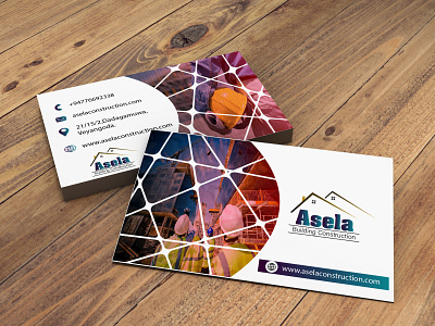Asela construction adobeillustator adobephotoshop branding business card business cards businesscarddesign custom design fiverr illustration logo logodesign minimal