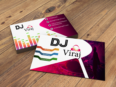 DJ Card adobeillustator adobephotoshop business card business cards businesscarddesign design fiverr illustration logo minimal
