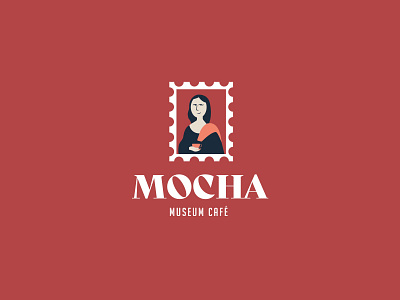 Mocha - Museum Café branding café coffee design flat illustration illustrator logo logodesign logotype museum typography ui