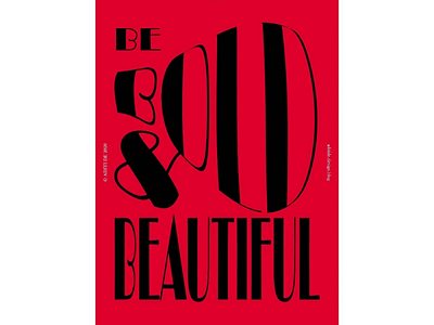 Bold & Beautiful Poster