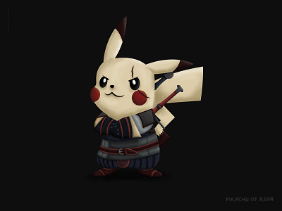 Pikachu of Rivia adobe illustrator adobe photoshop fan art illustration pokemon witcher