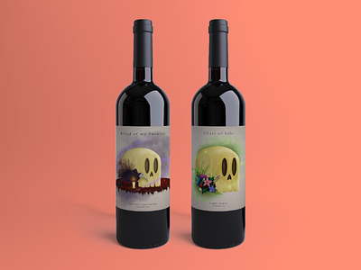 Wine Bottle Labels wine labels photoshop skulls