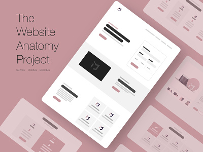 Website Anatomy Project: Block Collection A web design webdesign webdevelopment website website builder website concept website design