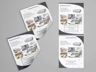 Marketing Material for a Bed, Sheets, and Mattress Company