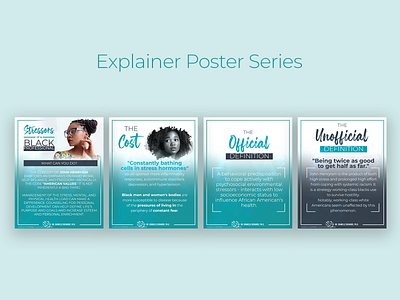 Explainer Poster Series graphic design