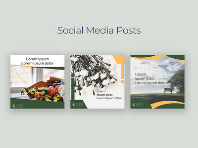 Social Media Posts for Funeral Business canva graphic design social media design