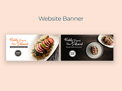 Website Banner for Bistro graphic design