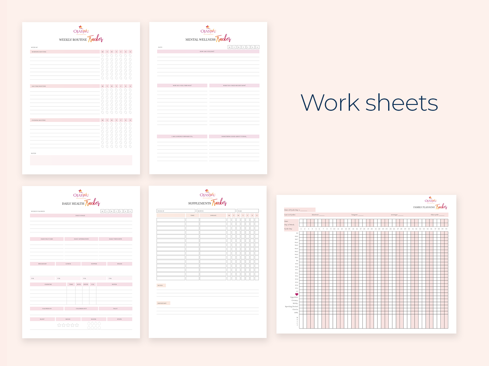 Work Sheet Design by Inah Mallare on Dribbble