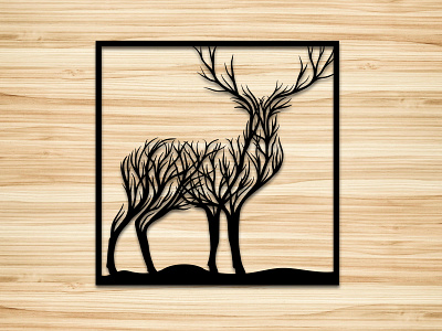 Deer Tree graphic design