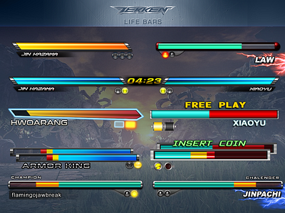 Tekken Life Bars