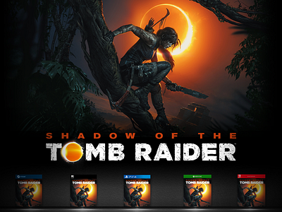 Shadow of the Tomb Raider: Landing Page action adventure branding eidos montreal games lara croft pawan chaudhary pawantheone proxicide shadow of the tomb raider sotw squareenix videogames websites