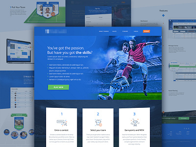 Fantasy Football Landing Page