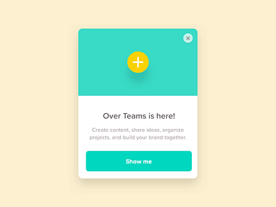 Teams In-App Video animation cards clean collaboration design ios message app minimal mobile popups principle teams ui video